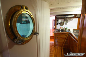 Corridor and galley