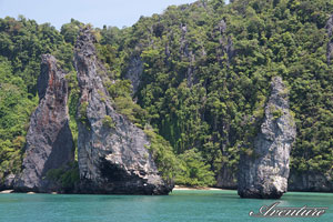 Limestone rock formations