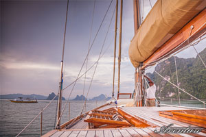 S/Y Aventure in Phang Nga Bay