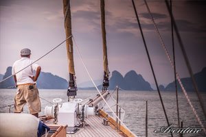 S/Y Aventure deck